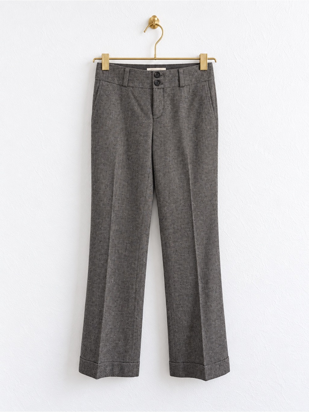 Banana Republic Martin Fit Stretch Petite Wool Blend Herringbone Pants 0P